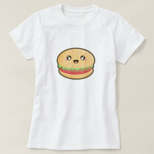 Kawaii hamburgare tee shirt