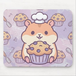 Kawaii Hamster Muffin Mouse Pad Musmatta