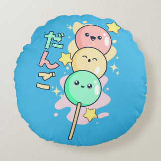 Kawaii Hanami Dango  Rund Kudde