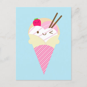 Kawaii Harajuku Crepe Vykort