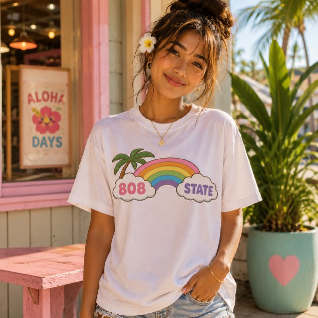 Kawaii Hawaii - 808 State T Shirt (Skapare uppladdad)