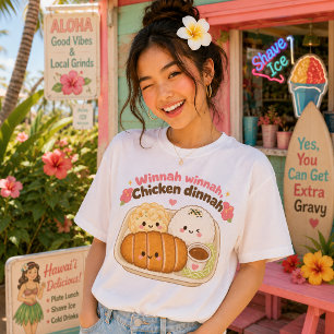Kawaii Hawaii - Kyckling middag T Shirt