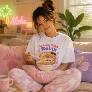 Kawaii Hawaii - saimin säger slappna av T Shirt