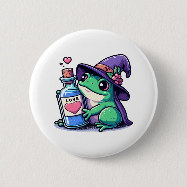 Kawaii häxig kärlekspotions knapp (Framsida)