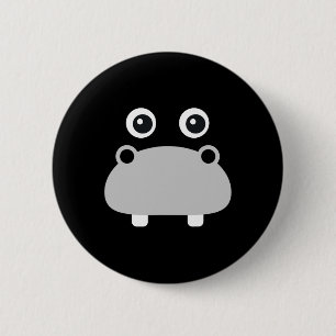 Kawaii Hippo Ansikte Easy Halloween Costume Boys Knapp