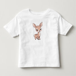 Kawaii Hjort Dream - Cute Forest Friend T-Shirt
