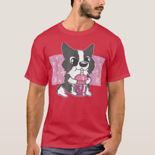 Kawaii Hund Boba Tea Bubble Tea Anime Kawaii Neko  T Shirt