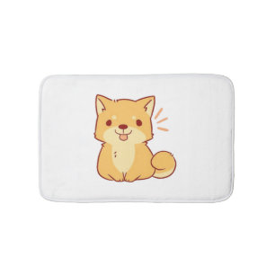 Kawaii hund Shiba Badrumsmatta