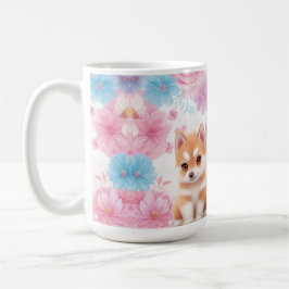 Kawaii Husky Puppies: Pastel Pals-kaffe Kaffemugg