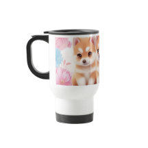 Kawaii Husky Puppies: Pastel Pals-kaffe