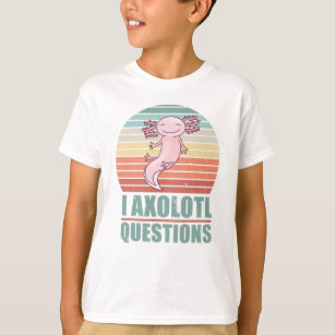Kawaii I Axolotl Frågar Funny Sunset Gift Mamma T Shirt