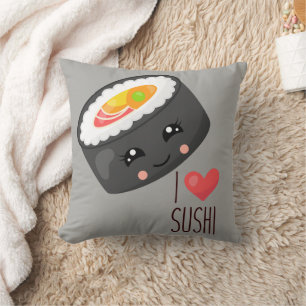 Kawaii I Kärlek Sushi Kudde