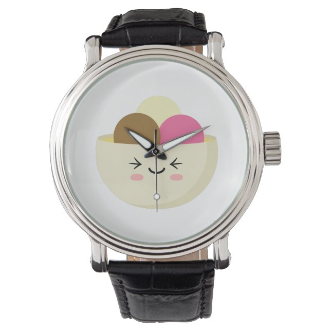Kawaii Ice Cream Armbandsur (Framsida)