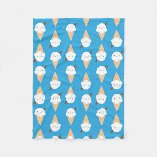 Kawaii Ice Cream Cones Fleecefilt