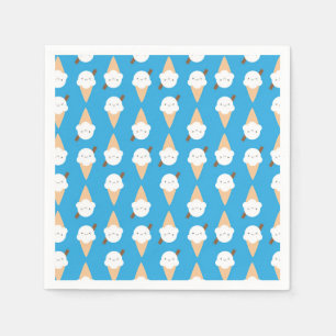 Kawaii Ice Cream Cones Pappersservett