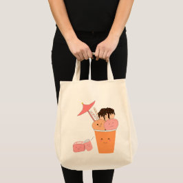 Kawaii Ice Cream Kopp | Tote Bag Tygkasse