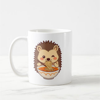 Kawaii-Igel mit Ramen – Niedliches Foodie Kaffemugg