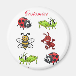 Kawaii Insekter Thunder_Cove Magnet