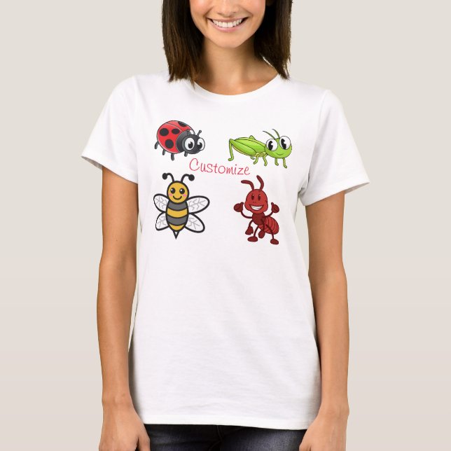 Kawaii Insekter Thunder_Cove T Shirt (Framsida)