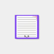 Kawaii-inspirerad post-it-anteckningsverk