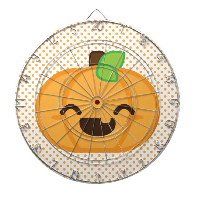 Kawaii Jack o lantern Pumpkin Dart Board Piltavla (Framsidan)