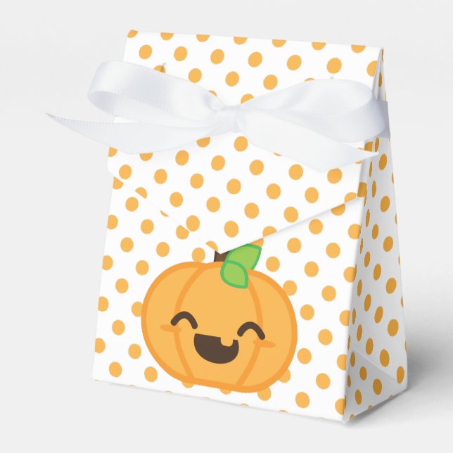 Kawaii Jack o lantern Pumpkin Gift Box Presentaskar (Framsidan Sidan)