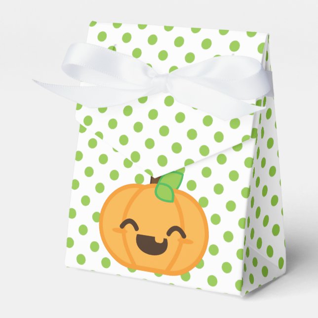 Kawaii Jack o lantern Pumpkin Gift Box Presentaskar (Framsidan Sidan)
