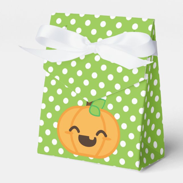 Kawaii Jack o lantern Pumpkin Gift Box Presentaskar (Framsidan Sidan)