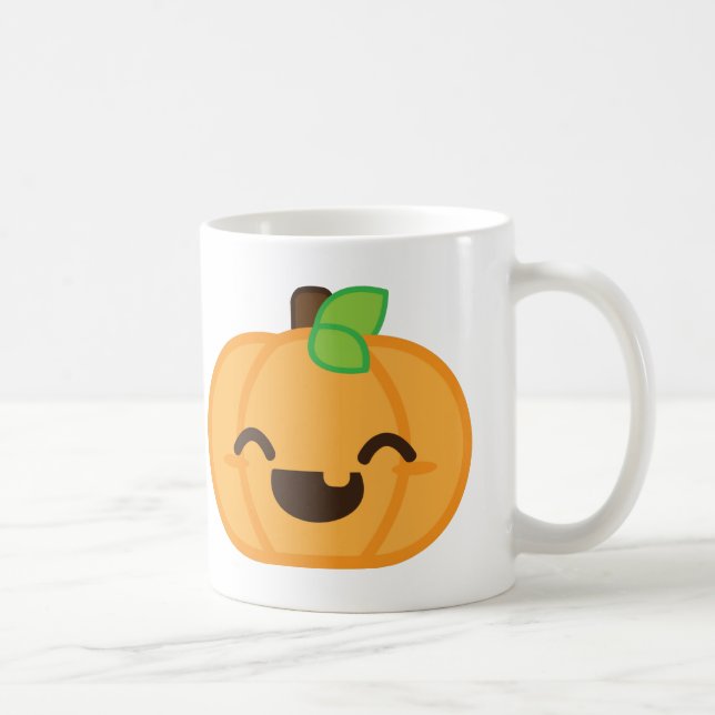 Kawaii Jack o lantern Pumpkin Mugg (Höger)