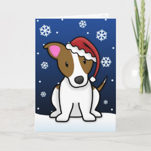 Kawaii Jack Russell Terrier julkort Helgkort