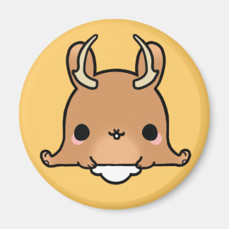 Kawaii Jackalope (Byt bakgrund!) Magnet