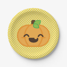 Kawaii Jackolantern Pumpkin Halloween Papprare Tal