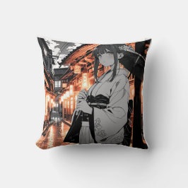 KAWAII Japanese Girl cushion Kudde