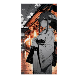 KAWAII Japanese Girl Poster Perfect Poster