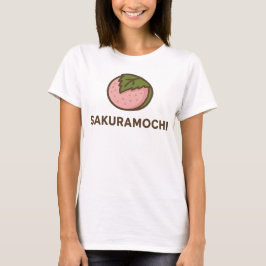 Kawaii Japansk Cherry Blommar Mochi Art T Shirt