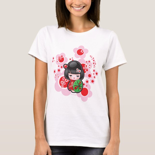 Kawaii japansk dockaT-tröja T-shirt (Framsida)