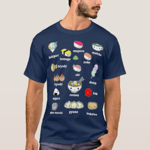 Kawaii Japansk Food Japan Älskare Sushi Ramen T Shirt