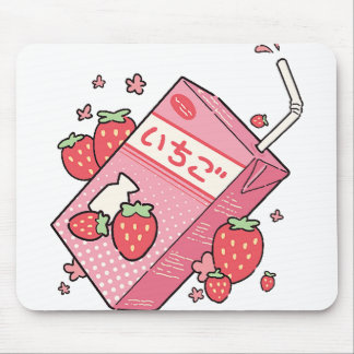 Kawaii japansk jordgubbsjuicebox musmatta