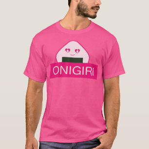 Kawaii japansk onigiri-tecken t shirt