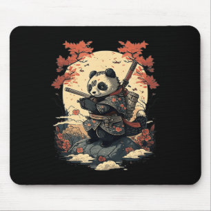 Kawaii japansk stil samuraj anime panda musmatta