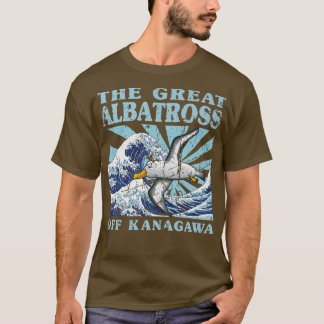 Kawaii Japansk Underbar Wave Underbar Albatross Cu T Shirt