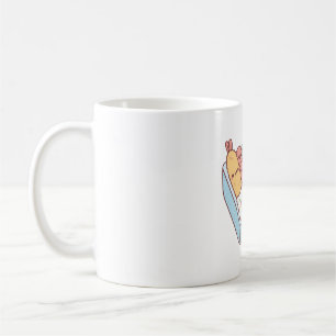 Kawaii Japanska Bento Box Tempura Prawn Kaffemugg