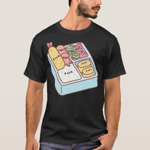 Kawaii Japanska Bento Box Tempura Prawn T Shirt