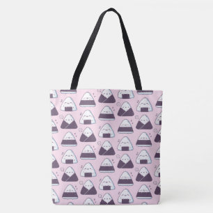 Kawaii japanska onigiri-risbollar kolhydrater Möns Tygkasse