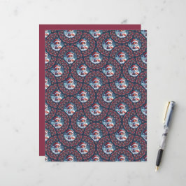 Kawaii jul Fox Dot Mandala Deco Fläkt Papper