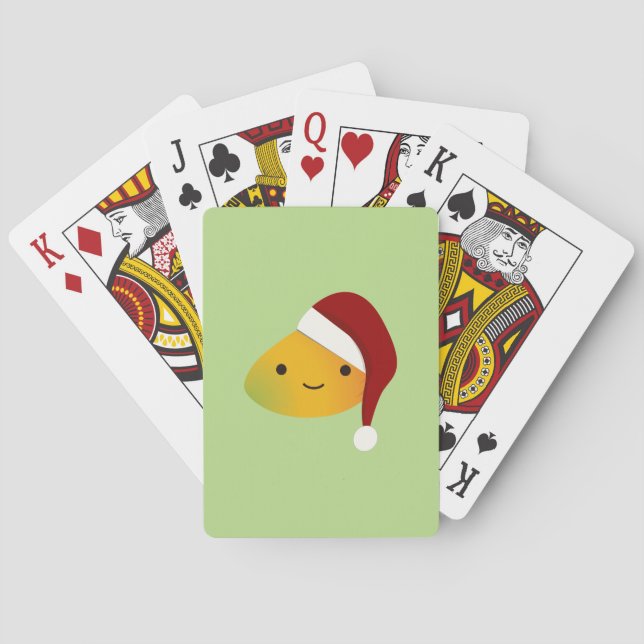 Kawaii jul Mango Spel Kort (Baksidan)