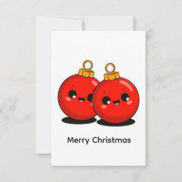 Kawaii jul – Minimal firande  Tack Kort