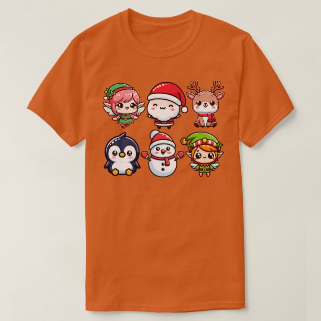 Kawaii jul TShirt 1 T Shirt (Design framsida)