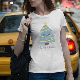 Kawaii Julgran om Womans T-Shirt