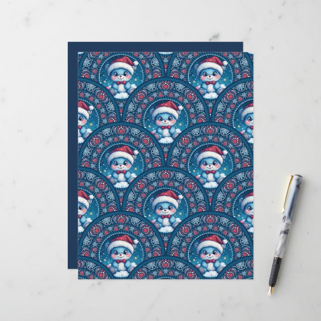 Kawaii-julklappen Mandala Deco  skrapbok (Fram/Back In Situ)